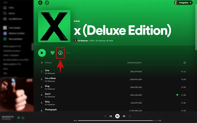 Como baixar músicas no Spotify pelo PC